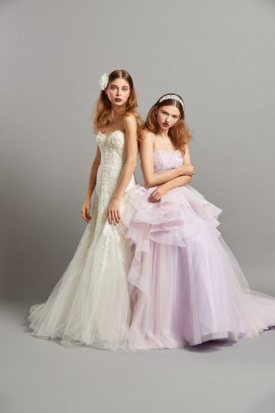 ラベンダーカラードレス